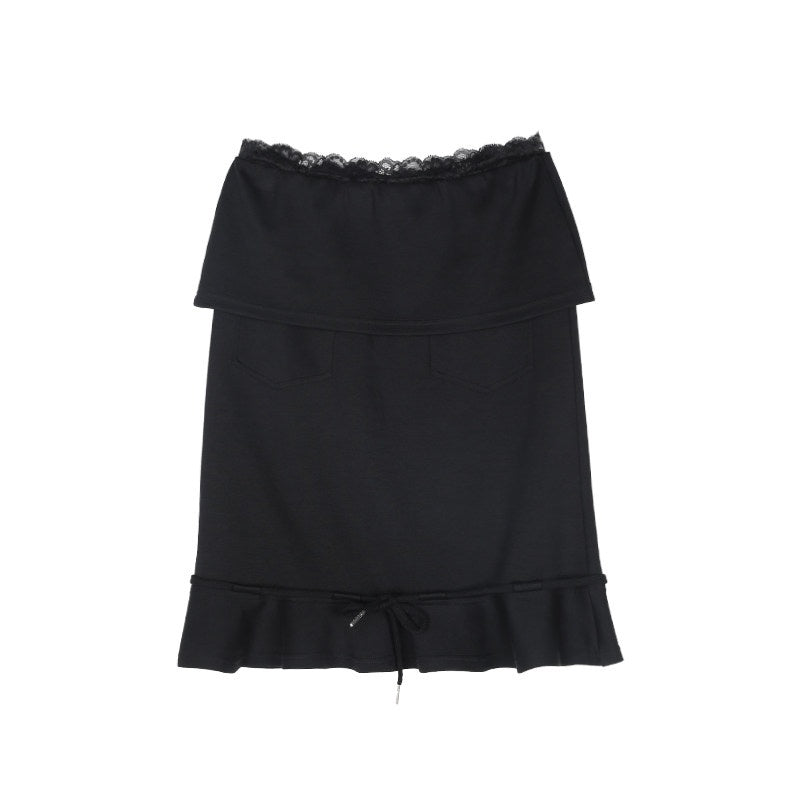 ALINNVSTUDIO_Elegant_Lace_Ruffle_Work_H_Fit_Mid_Waist_Young_Women_Black_Gray_Midi_Skirts_MISSTT