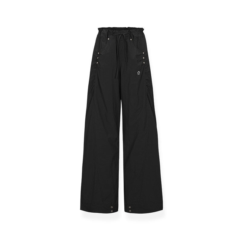 NAWSNOTAWEAR_Lightweight_Nylon_Pleated_Low_Rise_Commuter_Unisex_Wide_Leg_Pants_MISSTT