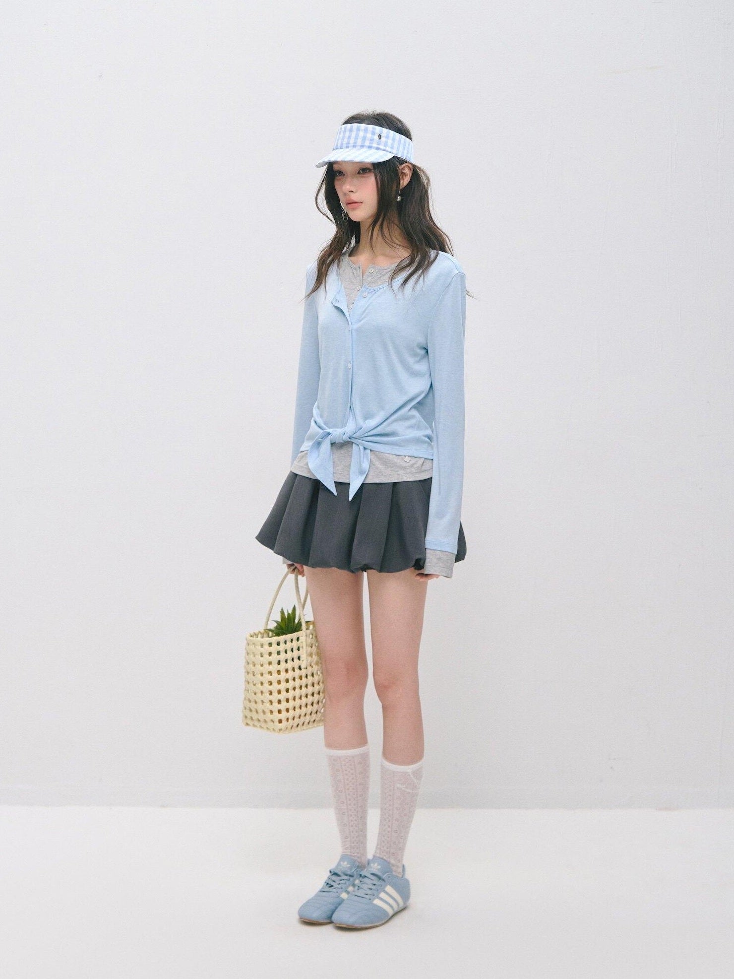 SOMESOWE Soft Lyocell Wool Blend Casual Loose Layered Striped Women Long Sleeve T-Shirts