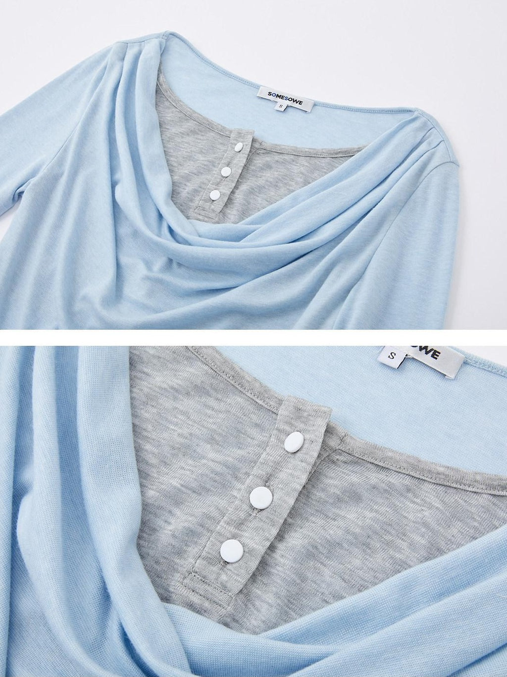 SOMESOWE Creative Print Loose Cotton Pullover Round Neck Women Long Sleeve T-Shirts