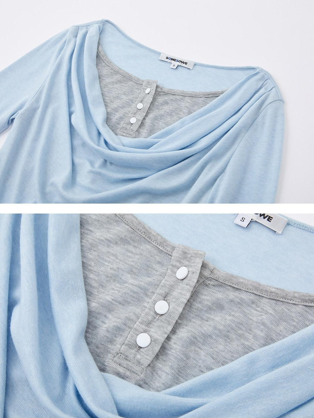 SOMESOWE Creative Print Loose Cotton Pullover Round Neck Women Long Sleeve T-Shirts