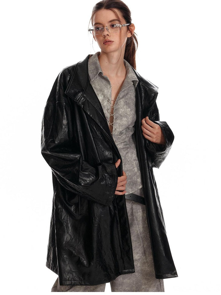 ALINNVSTUDIO Button Down Collar Long Sleeve Tailored Long Pants Youth Top & Pants Sets