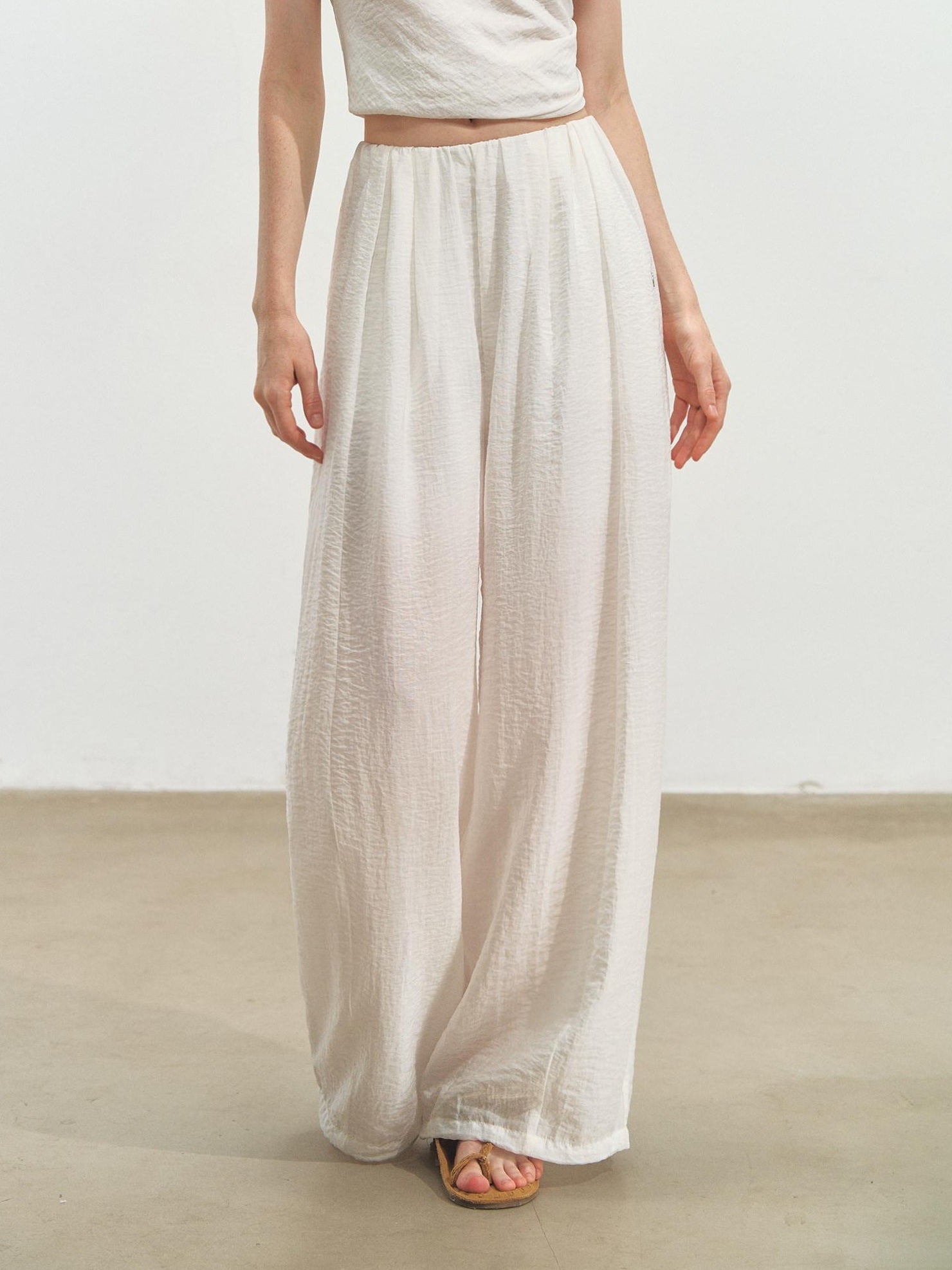 SOMESOWE Soft Cotton Blend Chinese Style Crew Neck Women Long Pants Top & Pants Sets