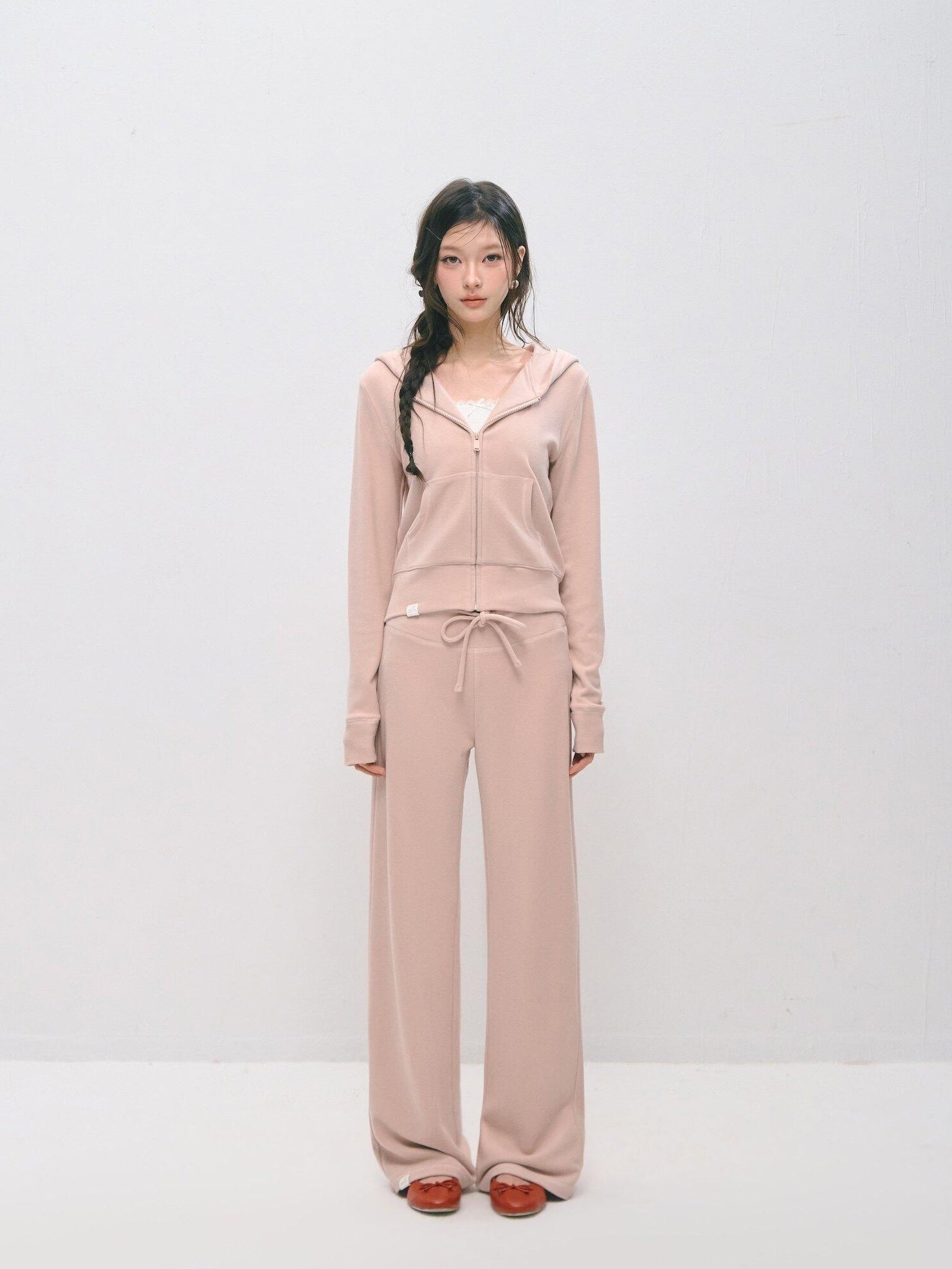 SOMESOWE Long Sleeve Collared Pullover Sexy Loose Fit Women Tracksuit Top & Pants Sets