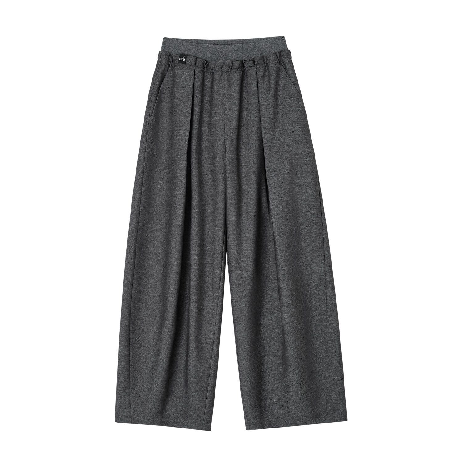 SOMESOWE_Original_Plaid_Pocket_Relaxed_Curved_Natural_Waist_Women_Daily_Grey_Sweatpants_MISSTT