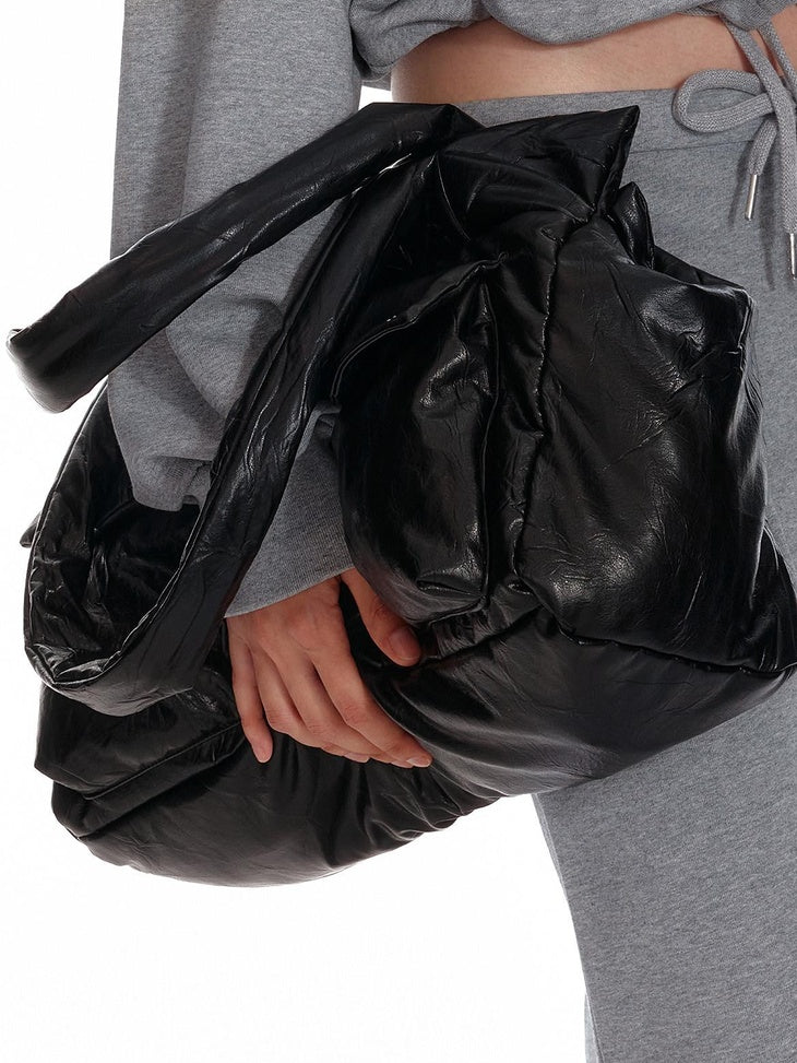 ALINNVSTUDIO Spacious Black Large Single Shoulder Casual Teen Everyday Bags