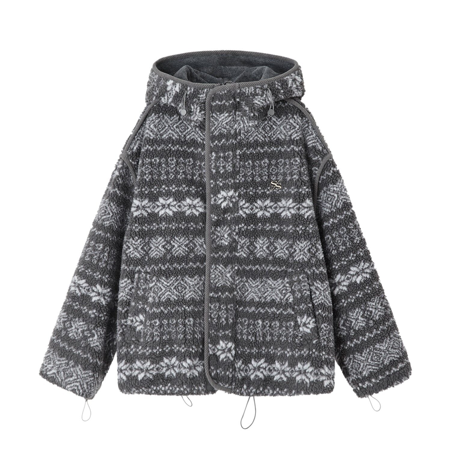 SOMESOWE_Cozy_Fleece_Oversized_Hooded_Women_Outdoor_Zip_Geometric_Gray_Jackets_MISSTT