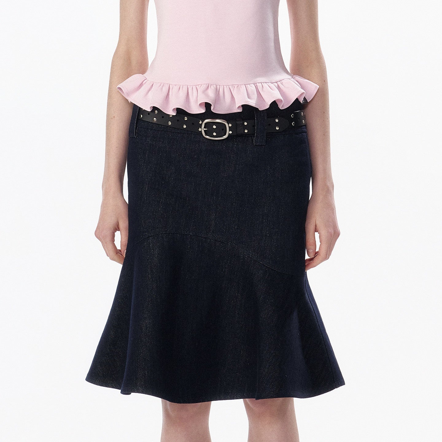 ALINNVSTUDIO_Lined_Wide_Waistband_Fishtail_Mermaid_Back_Zipper_Women_Black_Denim_Midi_Skirts_MISSTT