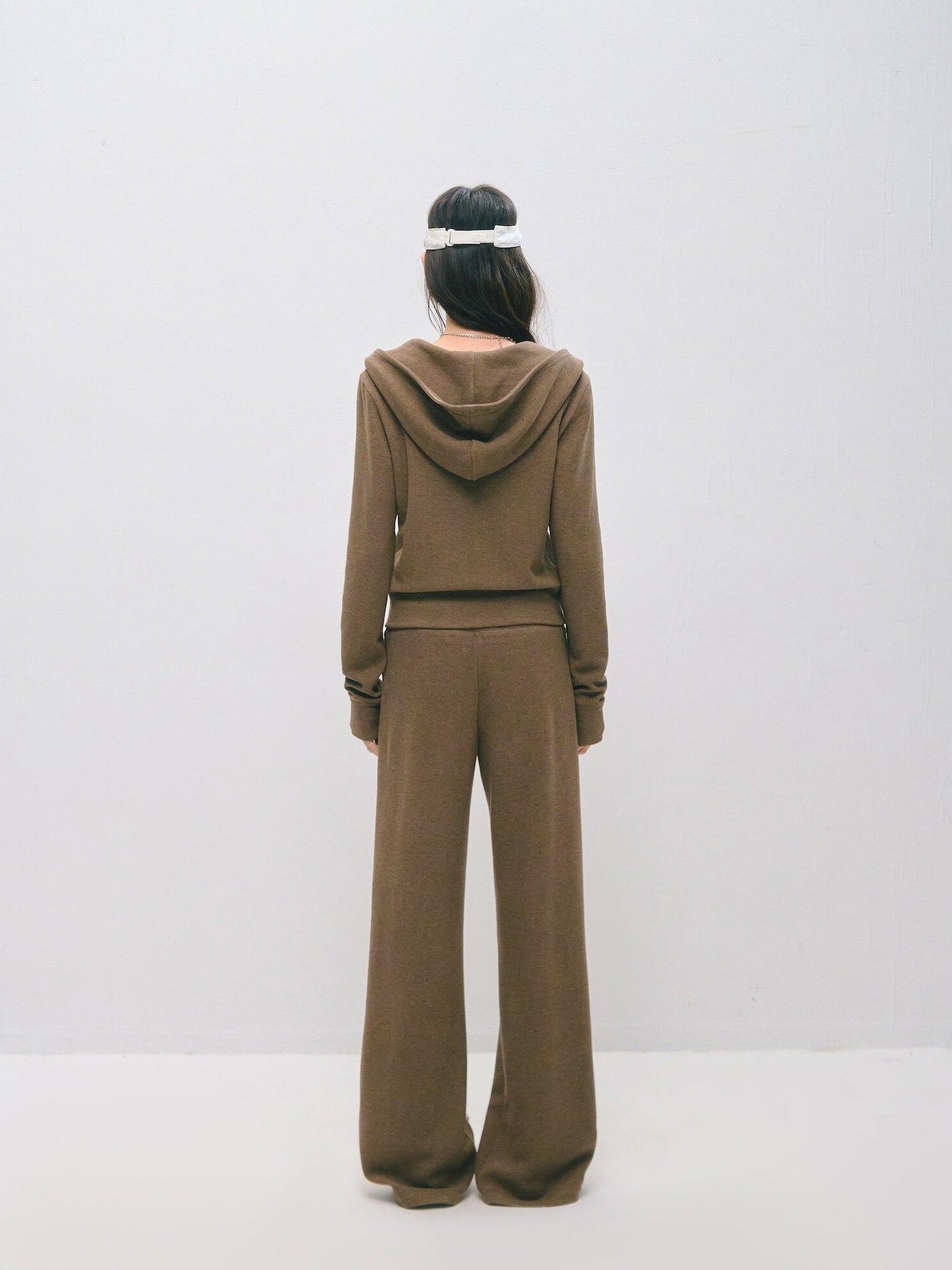 SOMESOWE Long Sleeve Collared Pullover Sexy Loose Fit Women Tracksuit Top & Pants Sets