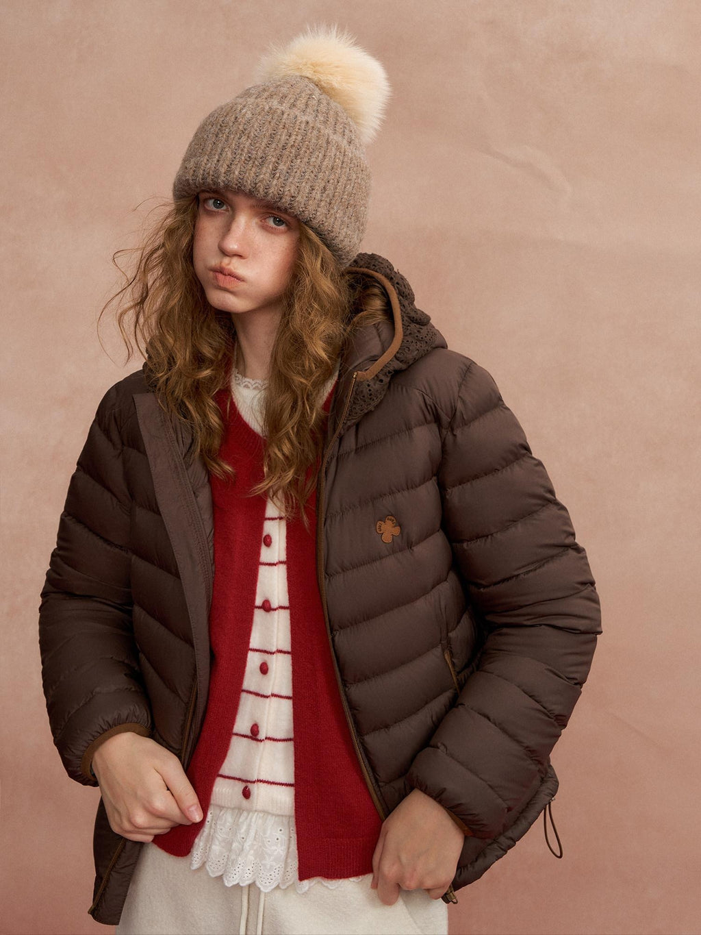 SOMESOWE Ultra Warm 90 Percent Duck Down Regular Fit Hooded Women Gray Down Jackets