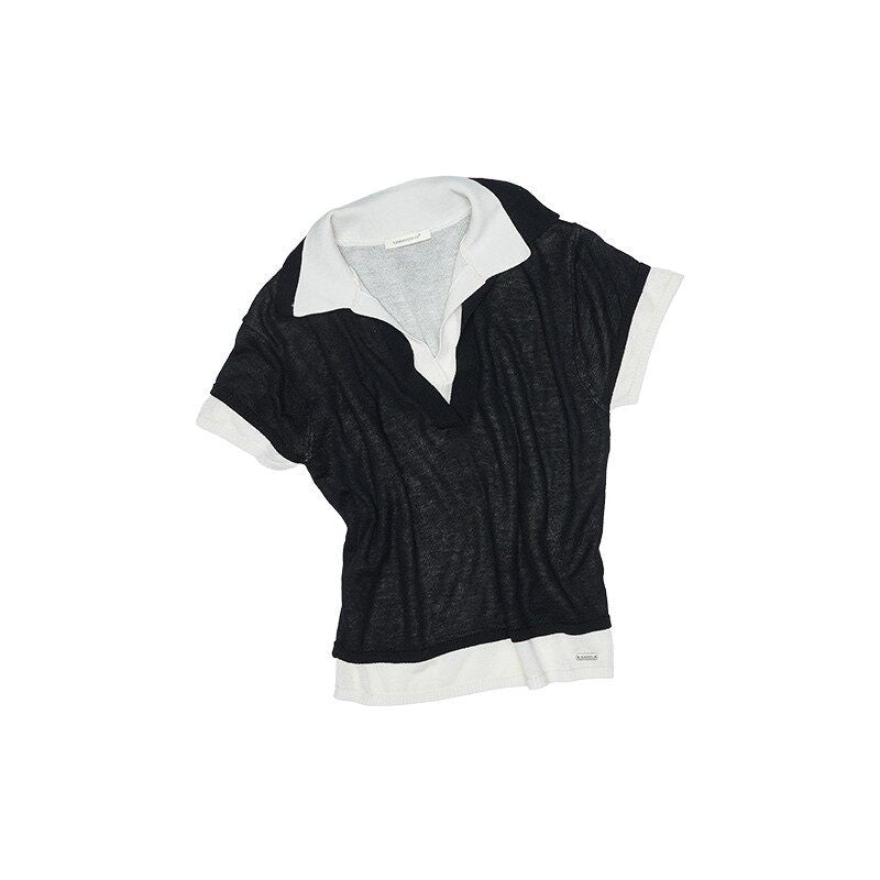 1JINN_STUDIO_Soft_Acrylic_Cashmere_Blend_Slim_Polo_Collar_Casual_Solid_Short_Sleeve_T-Shirts_MISSTT