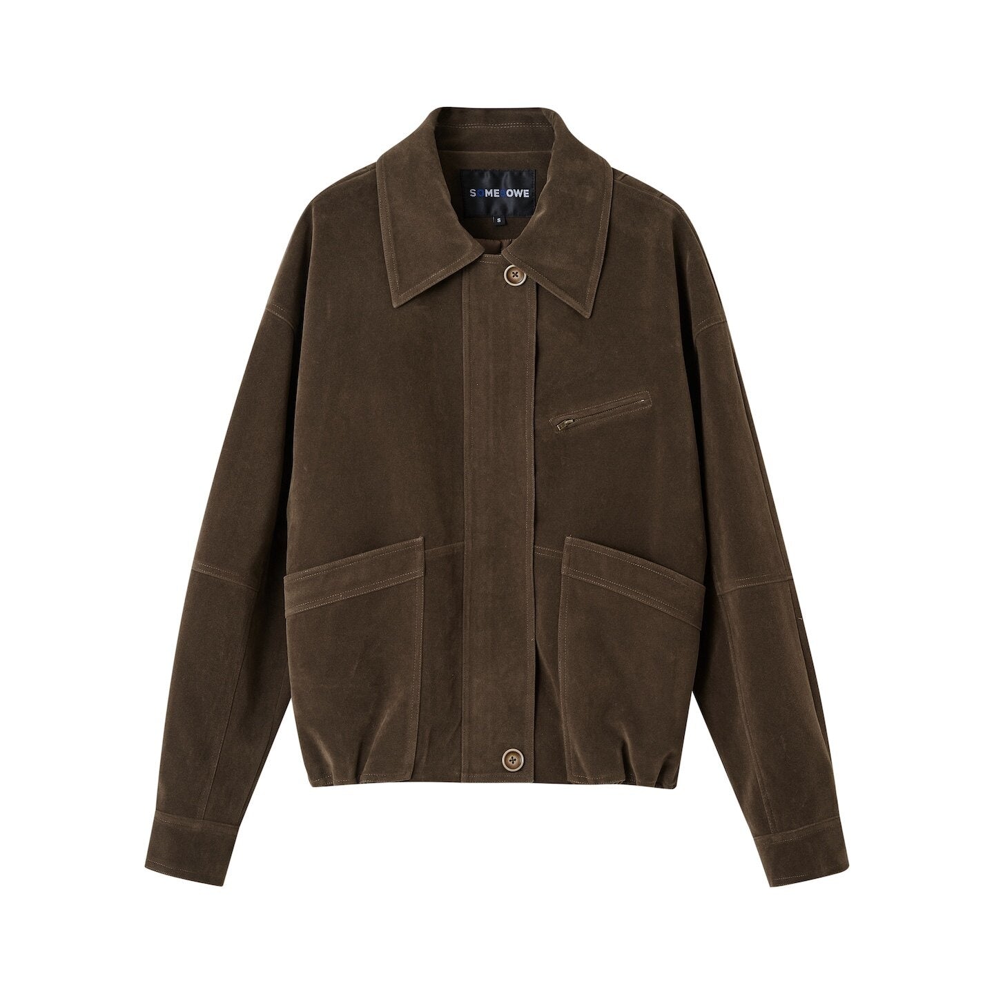 SOMESOWE_Pocketed_Loose_Fit_Streetwear_Stand_Collar_Zipper_Youth_Brown_Leather_Jackets_MISSTT
