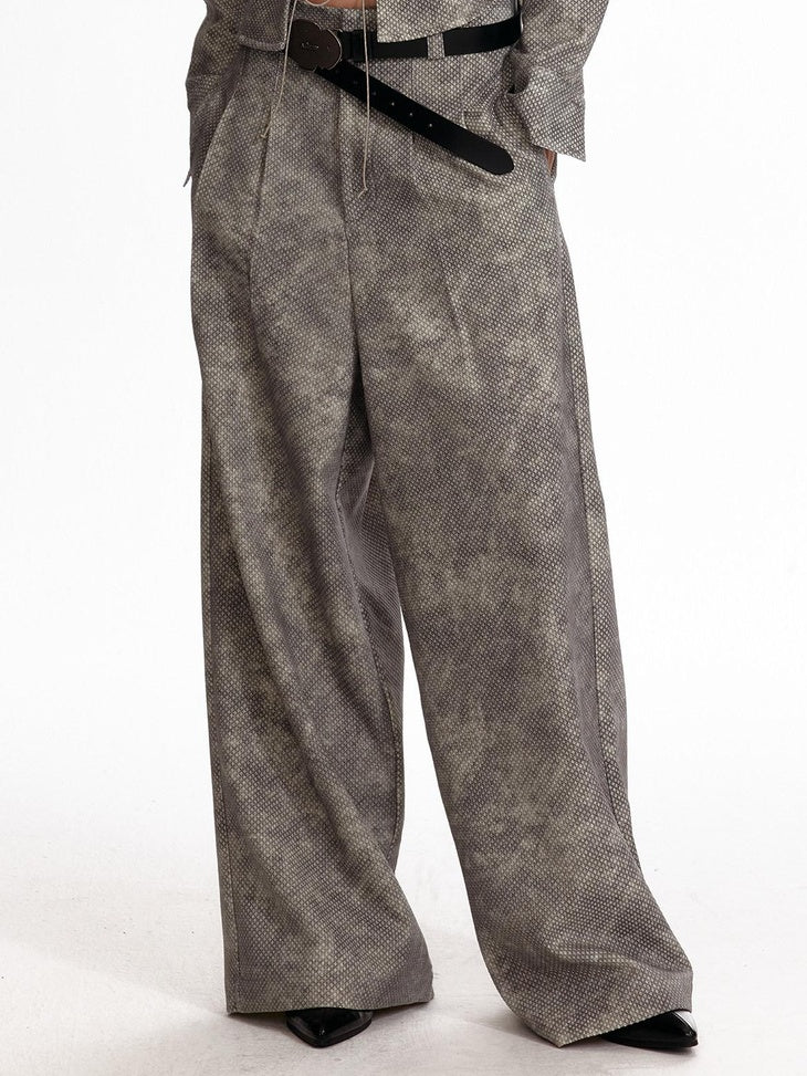 ALINNVSTUDIO Button Down Collar Long Sleeve Tailored Long Pants Youth Top & Pants Sets