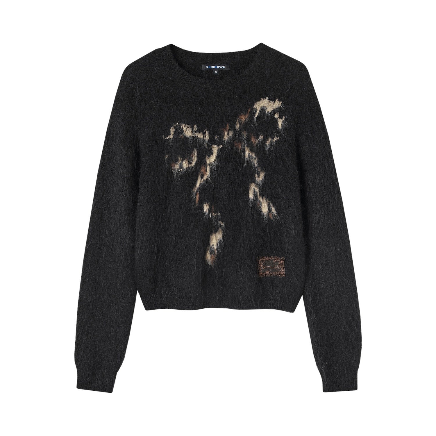 SOMESOWE_Floral_Knit_Pullover_Loose_Fit_Street_Style_Unisex_Knitwear_Sweaters_MISSTT