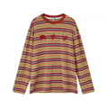 SOMESOWE_Creative_Embroidered_Print_Loose_Crewneck_Women_Striped_Long_Sleeve_T-Shirts_MISSTT