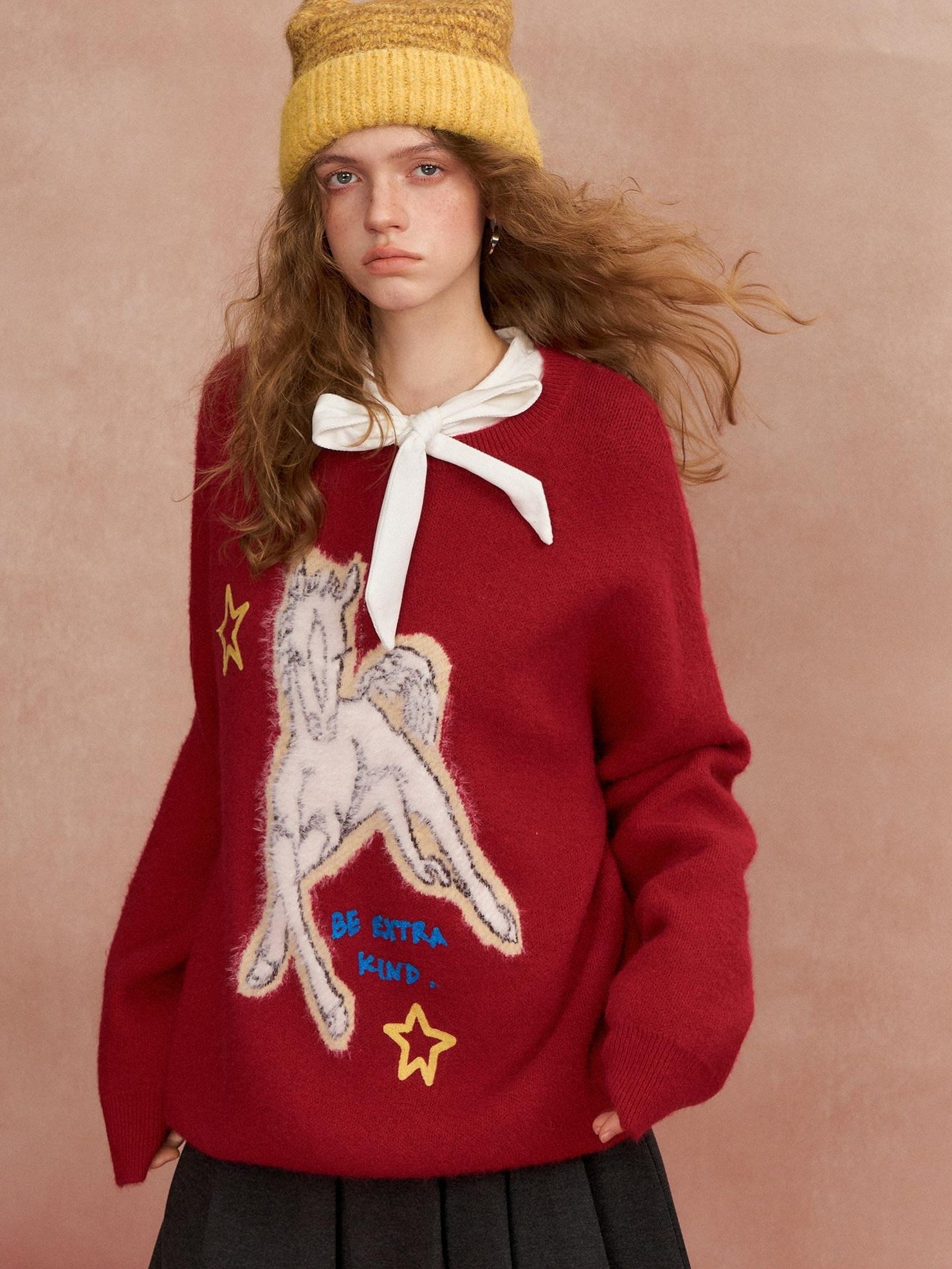 SOMESOWE Contrast Tie Front Cardigan Casual Regular Fit Women Long Sleeve Sweaters