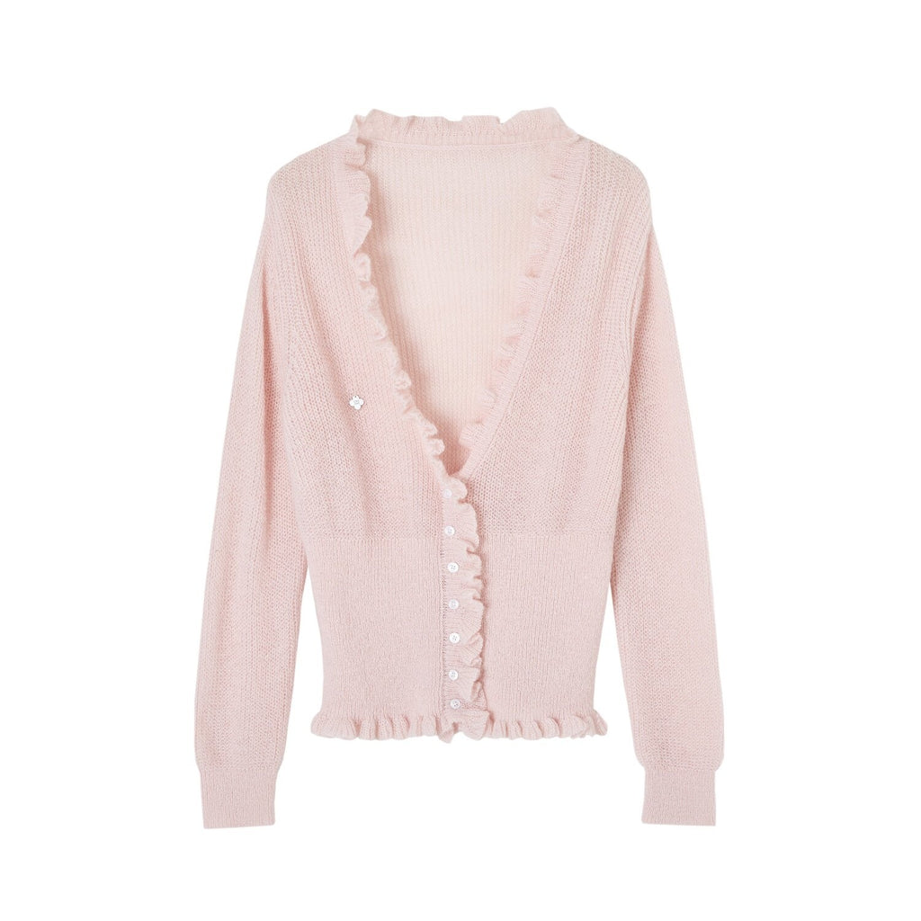 SOMESOWE_Soft_Acrylic_Blend_Casual_Regular_Fit_Crewneck_Buttoned_Women_Pink_Cardigans_MISSTT