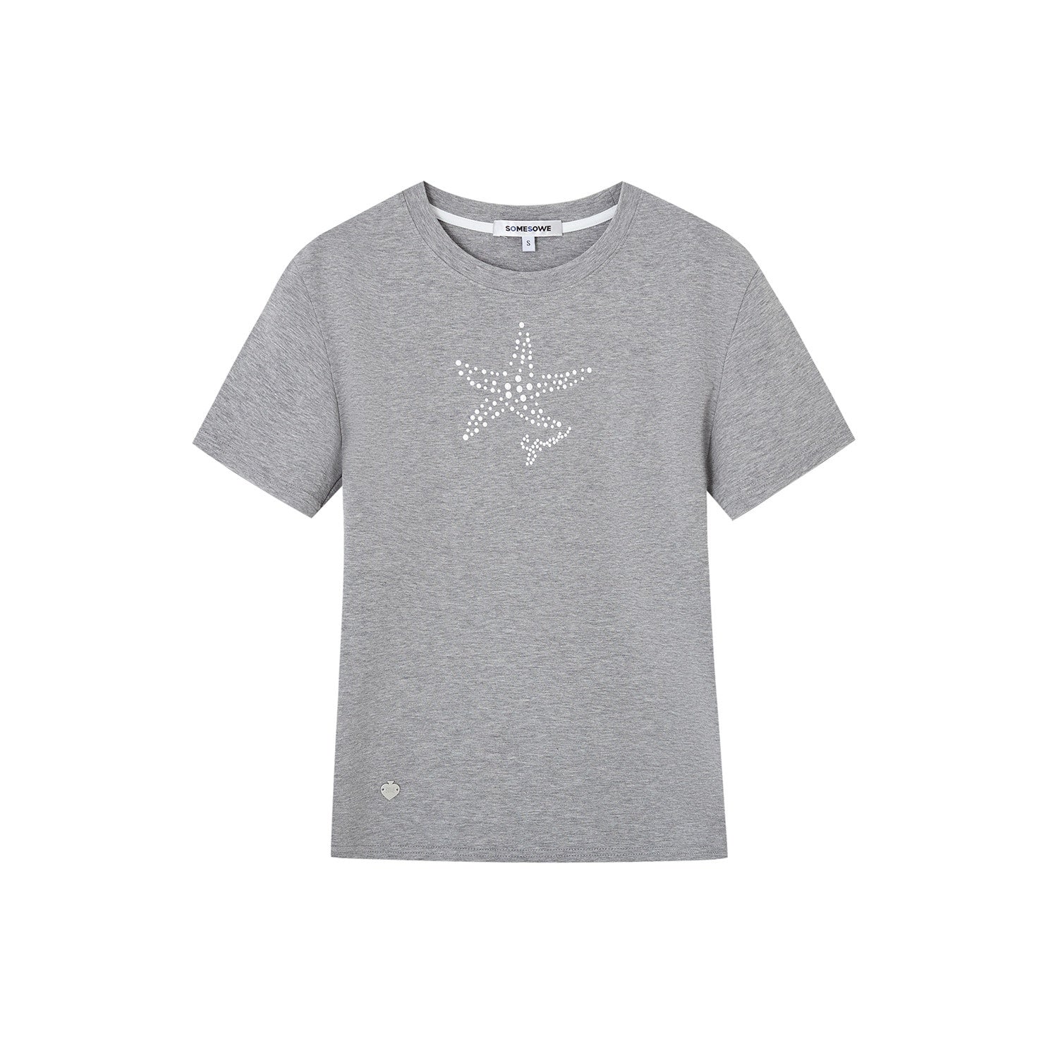 SOMESOWE_Rhinestone_Slim_Crew_Neck_Stretch_Viscose_Cotton_Navy_Grey_Short_Sleeve_T-Shirts_MISSTT