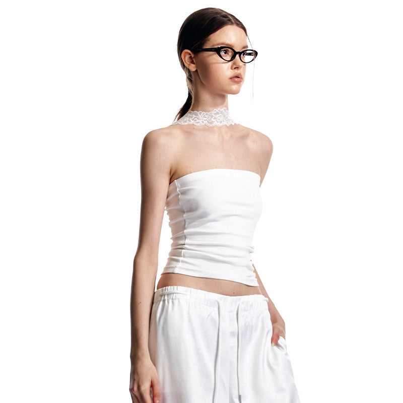 ALINNVSTUDIO_Original_Design_Slim_Fit_Cotton_Halter_Short_Solid_Color_Women_Chic_Tube_Tops_MISSTT