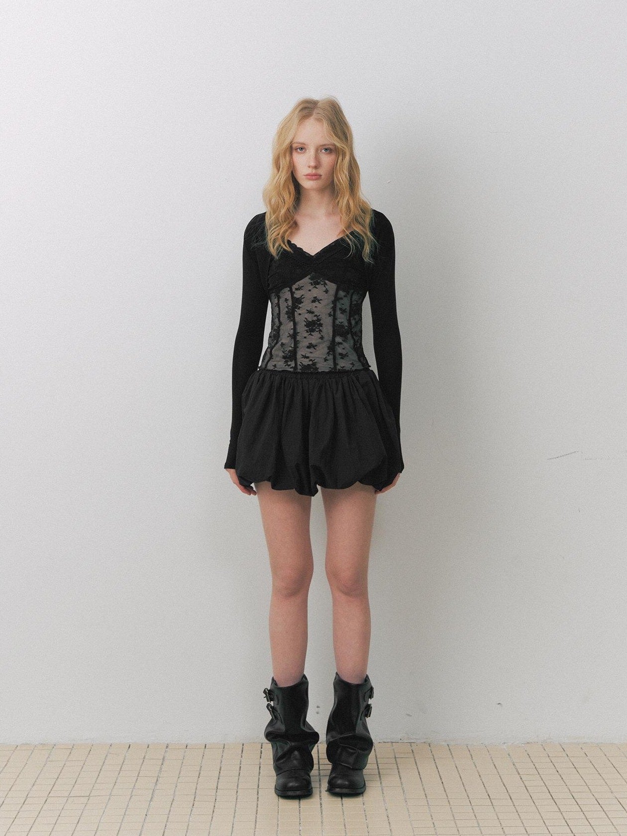 DeleteEx S M L Sizes Black Short Length Other Material Versatile Classic Mini Shorts