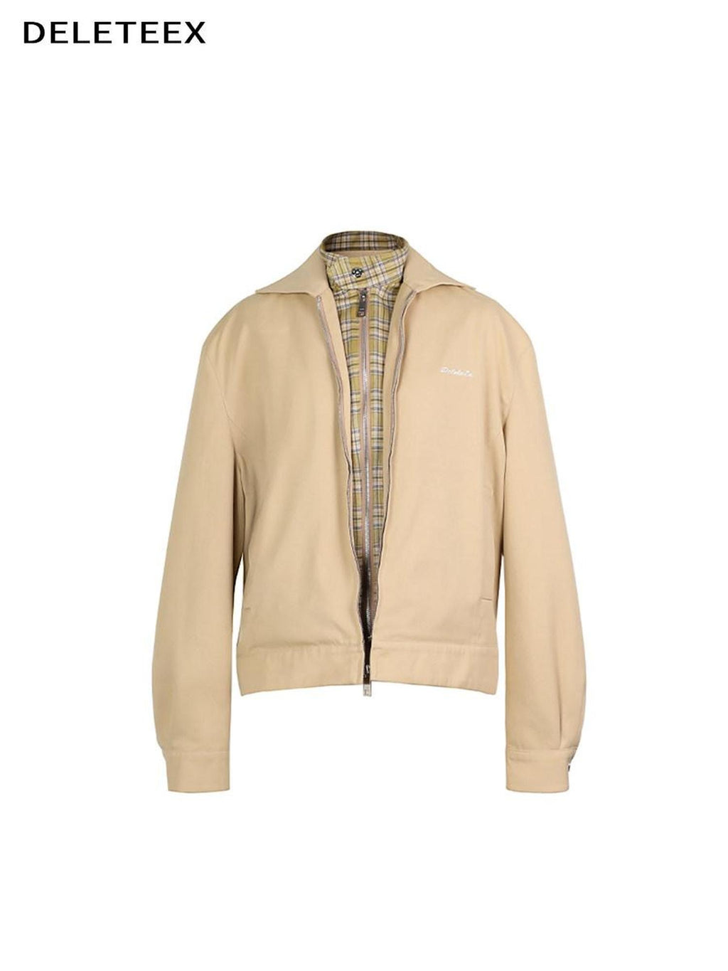 DeleteEx Versatile Straight Fit Lapel Collar Khaki Women Poly Cotton Blend Trench Coats