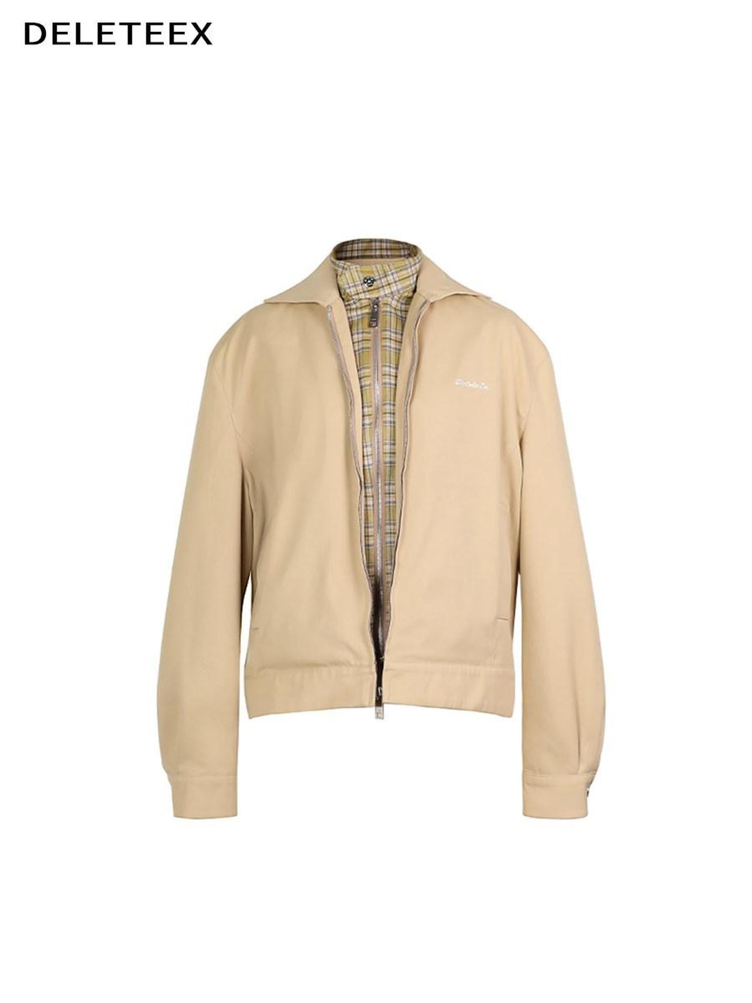 DeleteEx Versatile Straight Fit Lapel Collar Khaki Women Poly Cotton Blend Trench Coats