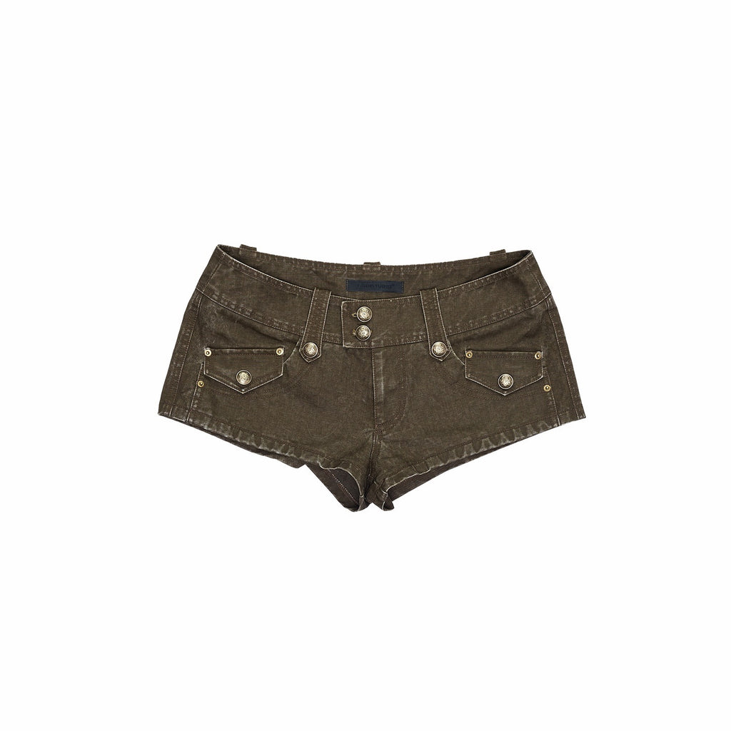 1JINN_STUDIO_100_Percent_Cotton_Low_Rise_Slim_Fit_Casual_Women_Dark_Gray_Denim_Shorts_MISSTT