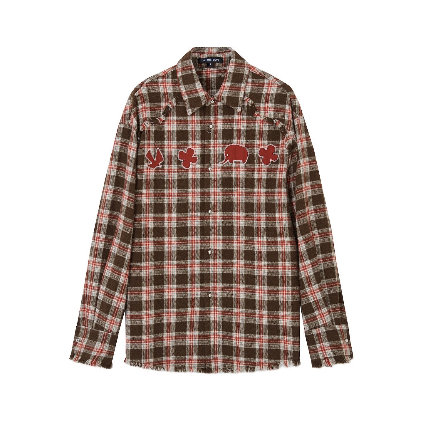 SOMESOWE_Durable_Fringe_Plaid_Loose_Polo_Collar_Long_Sleeve_Women_Wool_Shirts_MISSTT