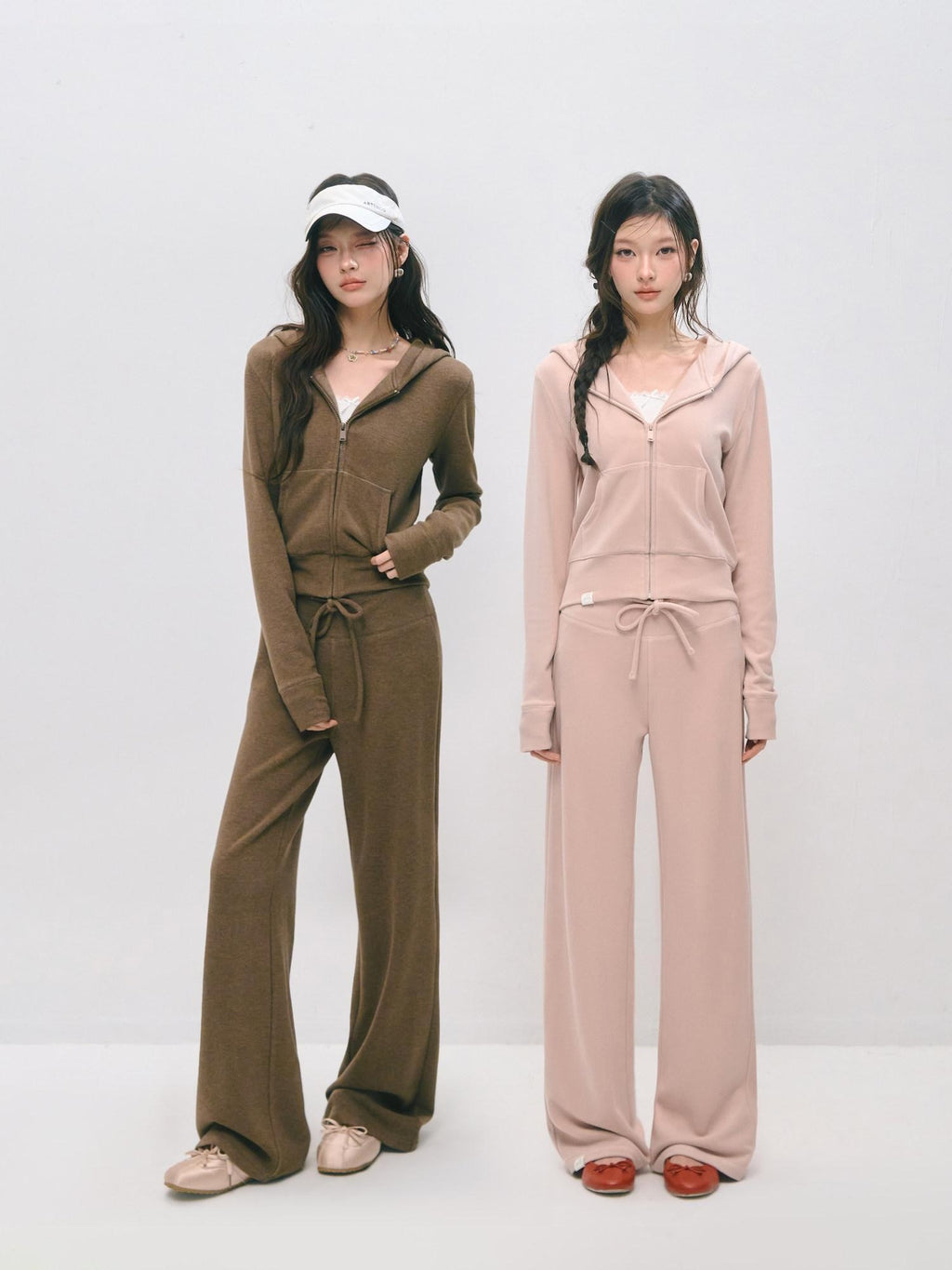 SOMESOWE Long Sleeve Collared Pullover Sexy Loose Fit Women Tracksuit Top & Pants Sets