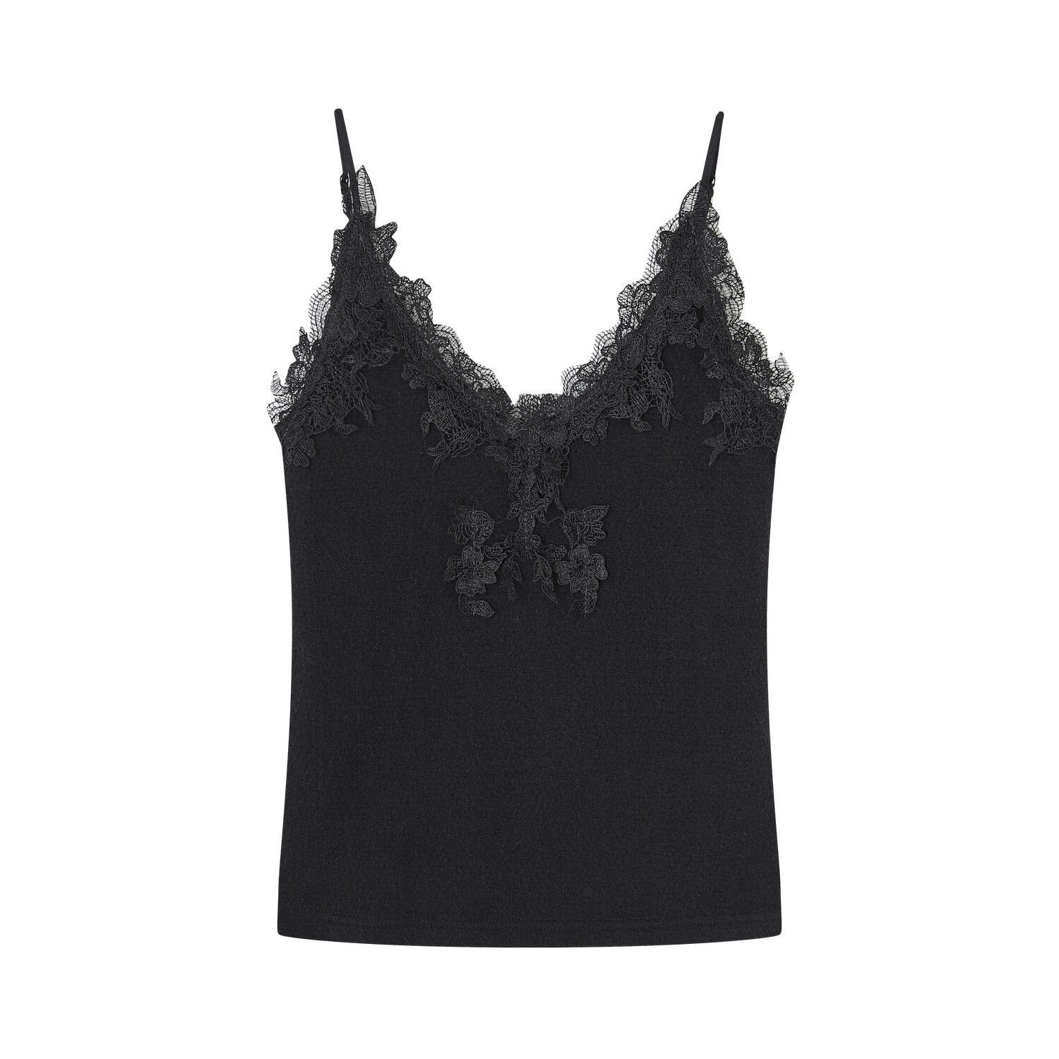 SOMESOWE_Lace_V-neck_Loose_Fit_Office_Layering_Strappy_Women_Black_Ivory_Camisoles_MISSTT
