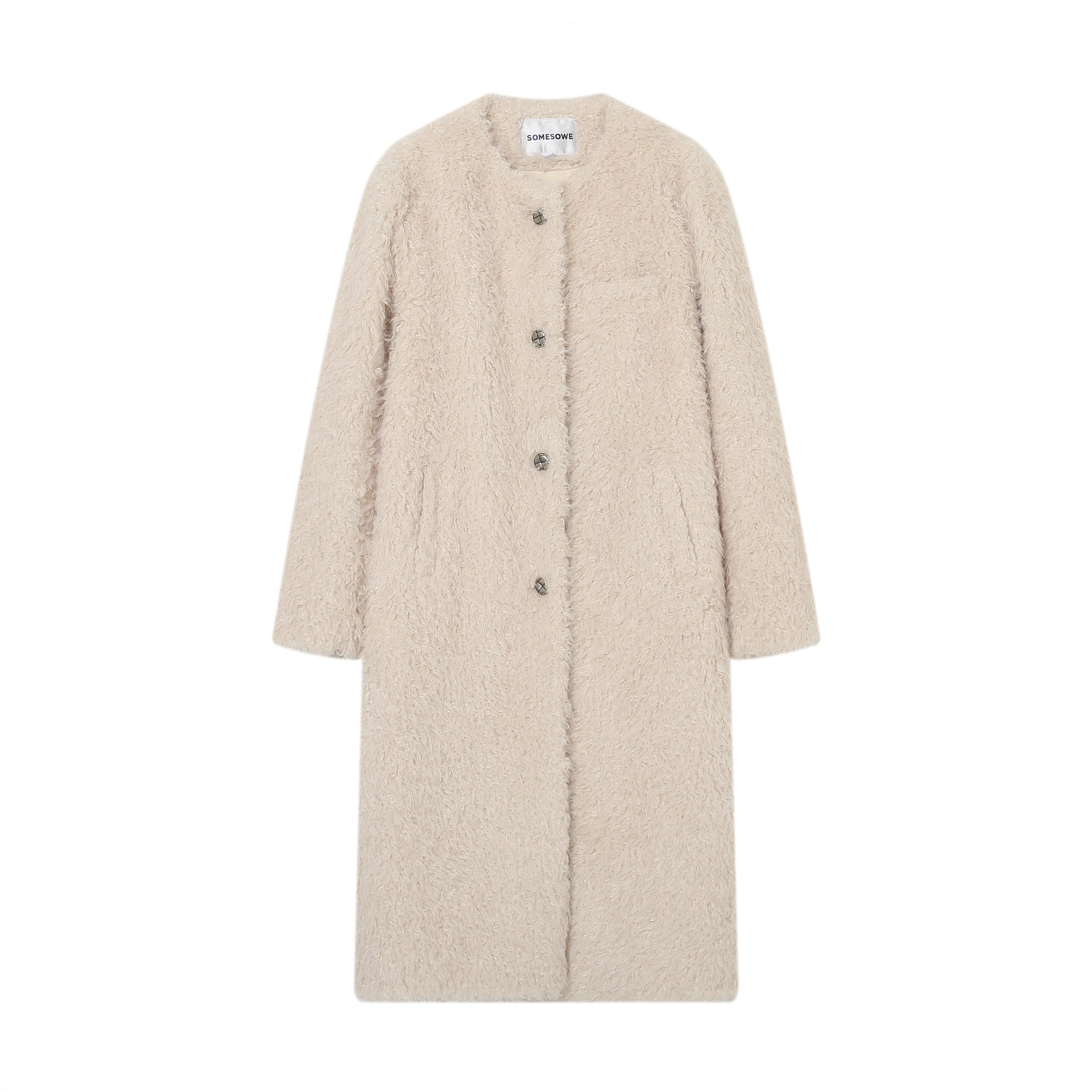 SOMESOWE_Versatile_Button_Front_Lapel_Relaxed_Fit_Commuter_Solid_Khaki_Long_Coats_MISSTT