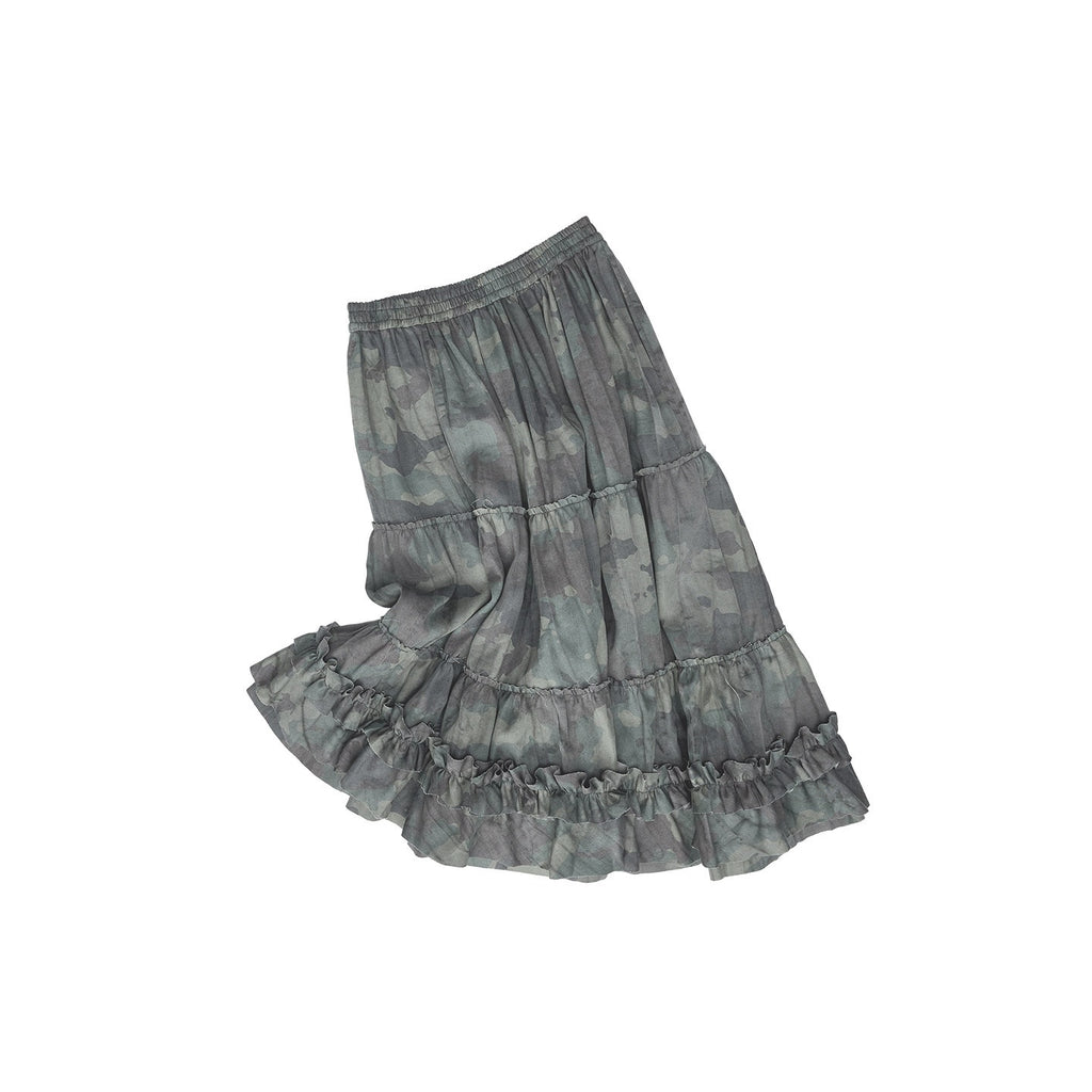 1JINN_STUDIO_Soft_Lyocell_Shirred_Tiered_Casual_Women_Camouflage_Green_Midi_Skirts_MISSTT