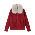 SOMESOWE_Cozy_Knit_Fruit_Lapel_Button_Casual_Women_Red_Oatmeal_Cardigans_MISSTT