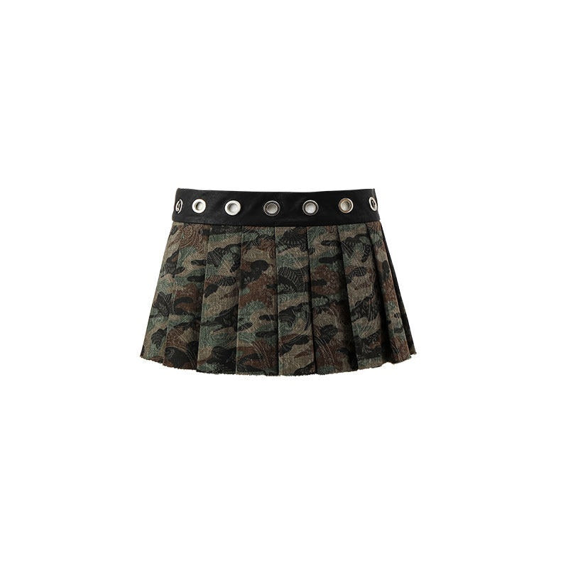 1JINN_STUDIO_Low_Waist_Pleated_A_Line_Patchwork_Camo_Streetwear_Women_Mini_Skirts_MISSTT