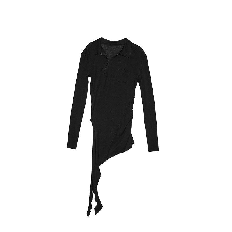 1JINN_STUDIO_Lightweight_Lyocell_Wool_Asymmetrical_Slim_Polo_Solid_Long_Sleeve_T-Shirts_MISSTT