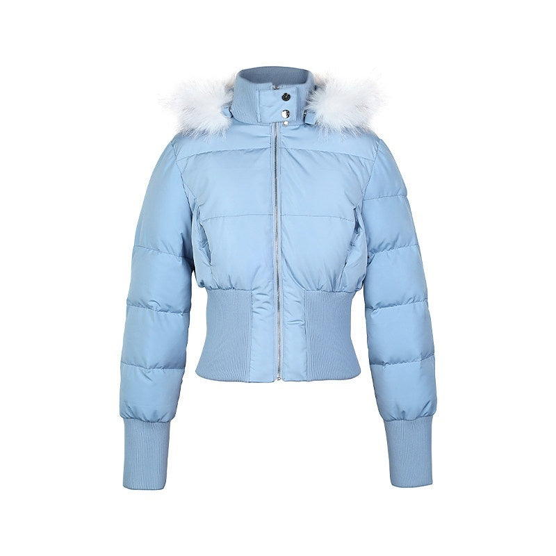 DeleteEx_90_Percent_Duck_Down_Lightweight_Sweet_Short_Detachable_Hood_Women_Down_Jackets_MISSTT
