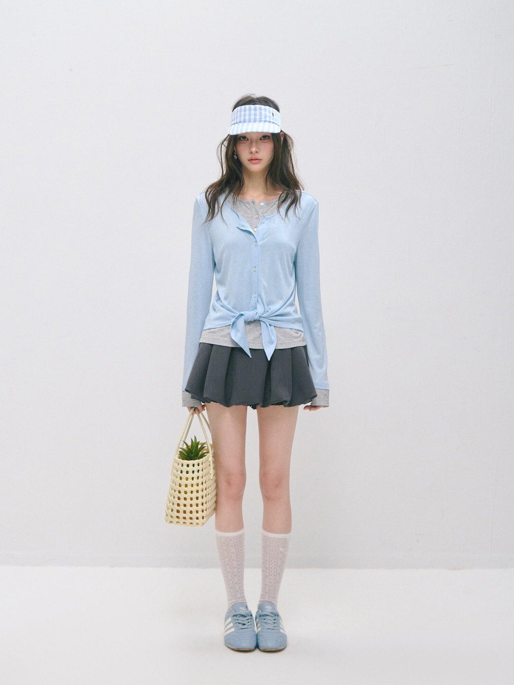 SOMESOWE Soft Lyocell Wool Blend Casual Loose Layered Striped Women Long Sleeve T-Shirts
