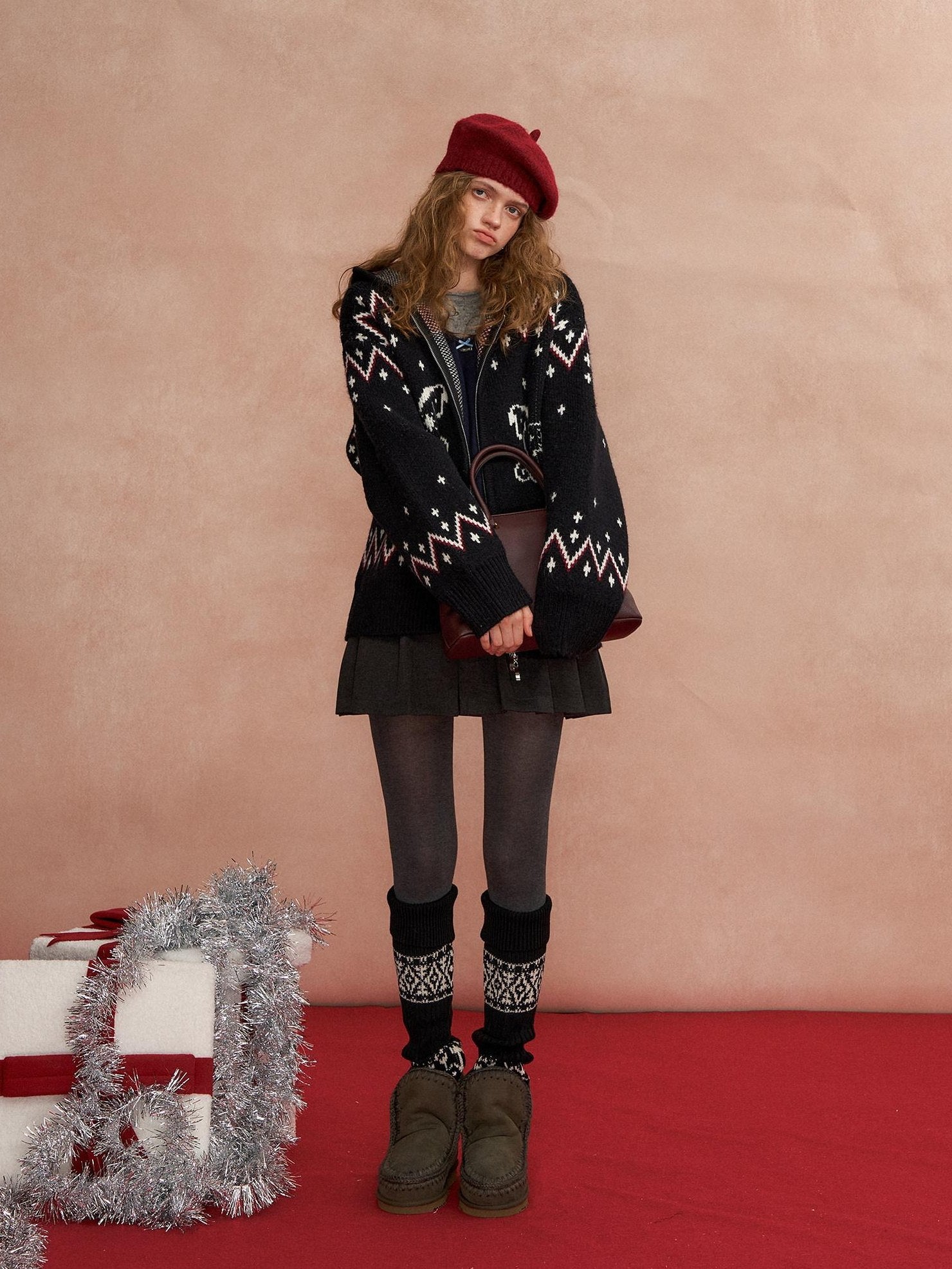SOMESOWE Tie Waist Vintage Regular Fit Striped Long Sleeve Everyday Women Knit Cardigans
