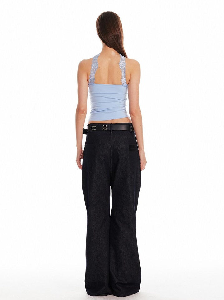 ALINNVSTUDIO Backless Slim Fit Crop Versatile Solid Color Young Women Tube Tops