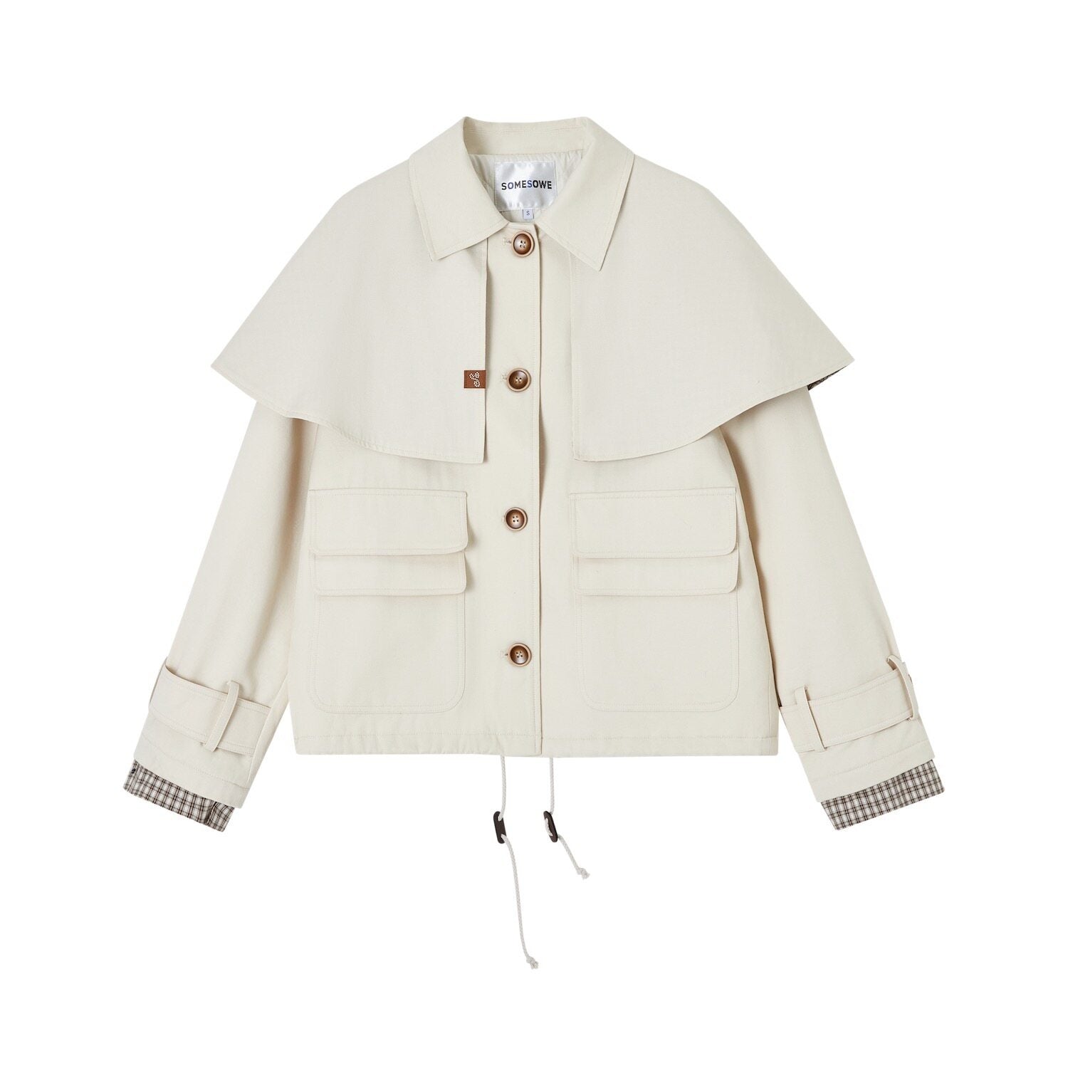 SOMESOWE_Cotton_Lyocell_Lined_Loose_Casual_Shirt_Collar_Button_Trench_Coats_MISSTT