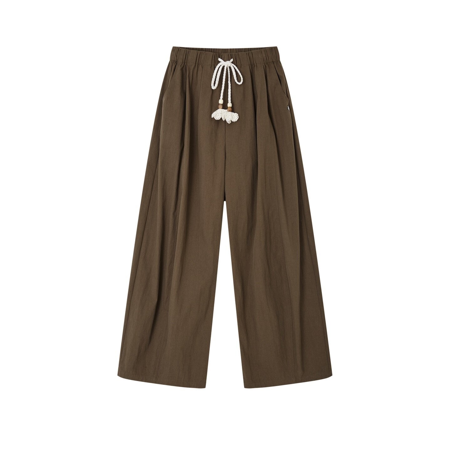 SOMESOWE_Original_Plaid_Pocket_Button_Natural_Waist_Cotton_Blend_Women_Wide_Leg_Pants_MISSTT