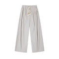 SOMESOWE_Original_Plaid_Pocket_Button_Natural_Waist_Cotton_Blend_Women_Wide_Leg_Pants_MISSTT