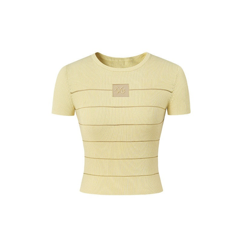 NAWSNOTAWEAR_Thin_Knit_Slim_Fit_Solid_Polo_Collar_Casual_Women_Pastel_Shades_Basic_Crop_Tops_MISSTT
