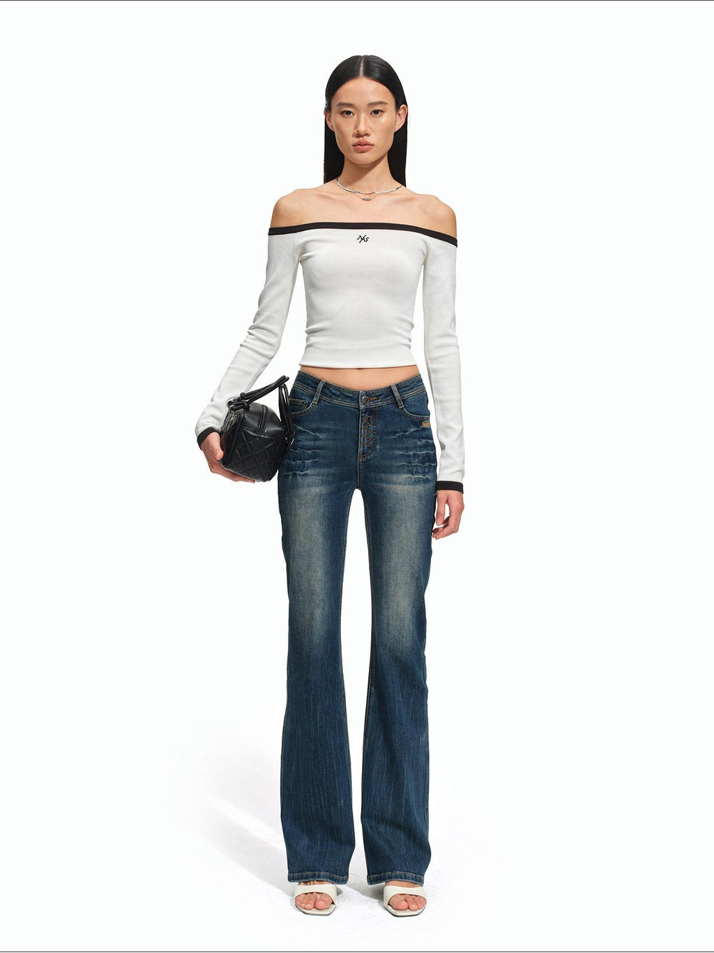 NAWSNOTAWEAR Soft Breathable Casual Slim Colorblock Boat Neck Women Long Sleeve T-Shirts
