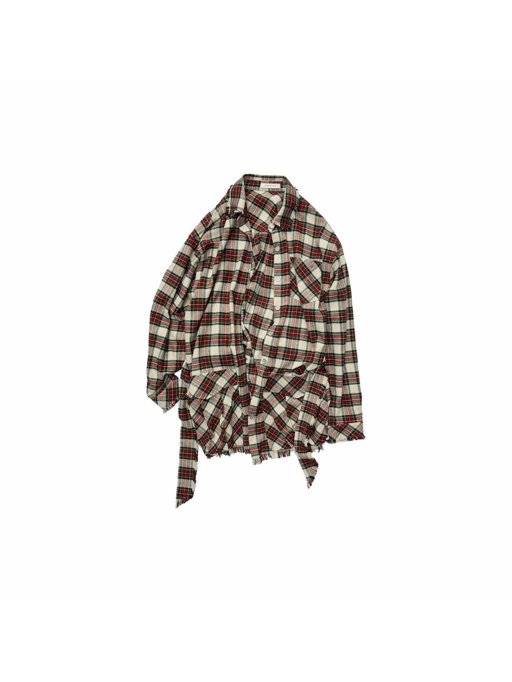 1JINN STUDIO Cotton Plaid Workwear Loose Straight Fit Long Sleeve Casual Women Mini Dresses