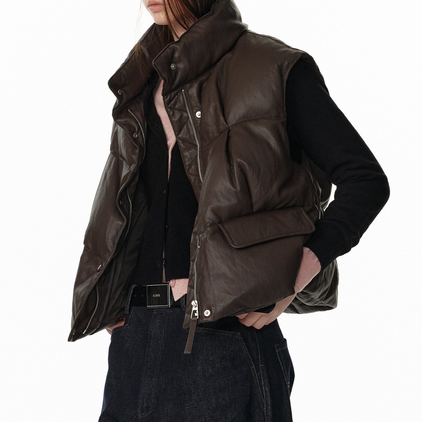ALINNVSTUDIO_90%_White_Duck_Down_Warmth_Straight_Fit_Stand_Collar_Women_Commuter_Down_Jackets_MISSTT