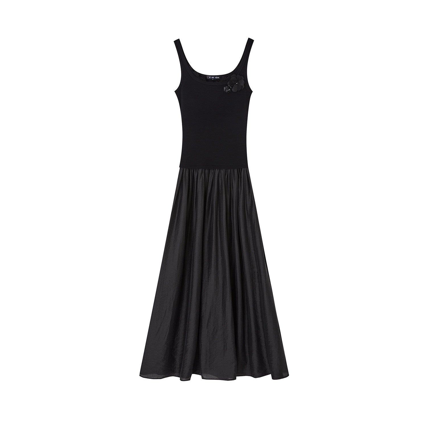 SOMESOWE_Elegant_Cotton_Sleeveless_U_Neck_A_Line_Black_Women_Work_Date_Travel_Maxi_Dresses_MISSTT
