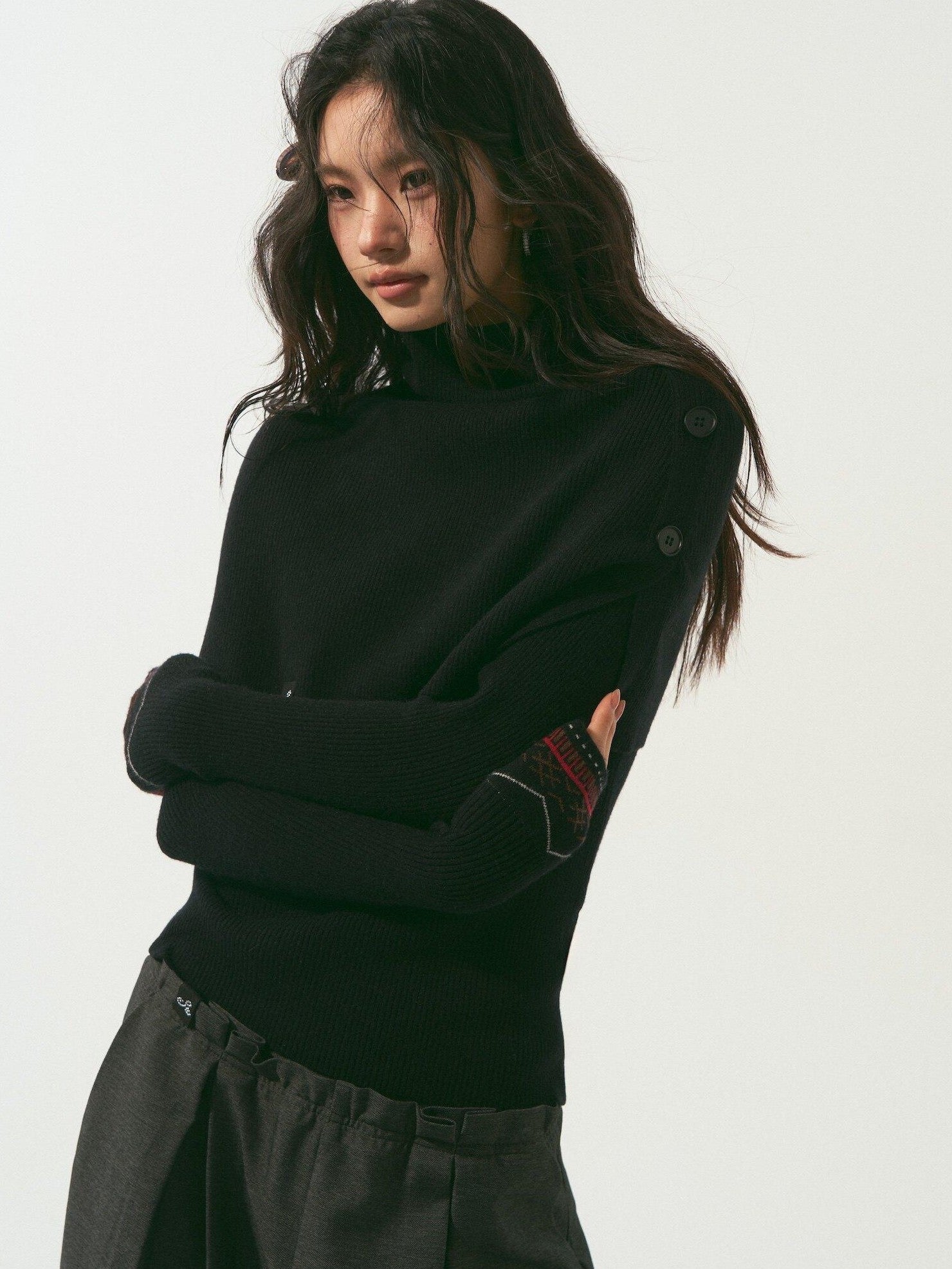 SOMESOWE Soft Acrylic Blend Casual Knit Pullover Regular Fit Womens Everyday Sweaters