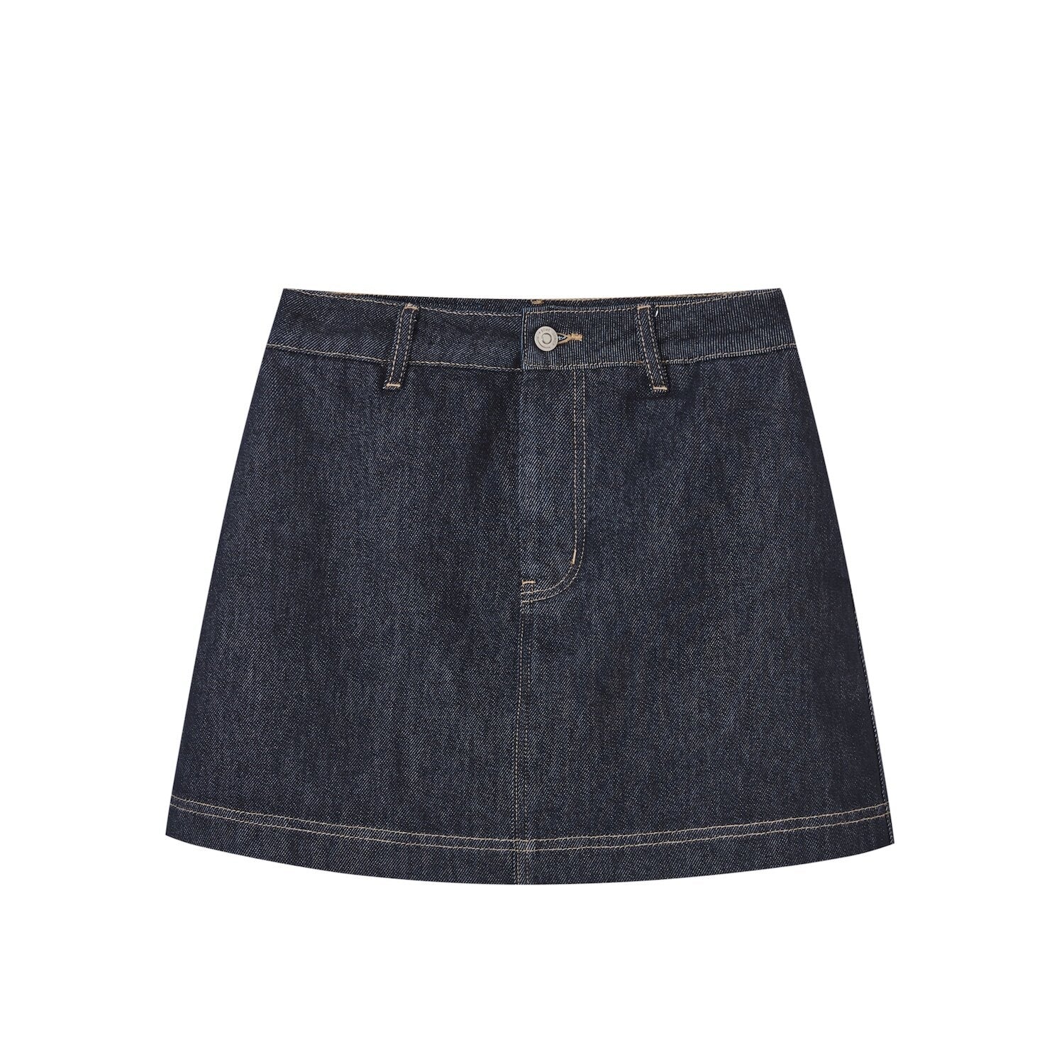 SOMESOWE_Soft_Cotton_Short_Sleeve_Round_Neck_Casual_Women_Denim_Lace_Top_&_Skirt_Sets_MISSTT
