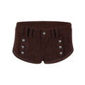 DeleteEx_Comfort_Stretch_Sweet_Low_Rise_Cute_Casual_Black_Pink_Brown_Mini_Shorts_MISSTT